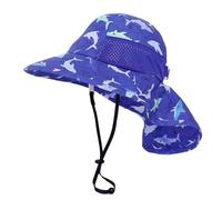 Enfant Chapeau Noir Casquette Garcon Léger Unisexe Imprimé Plage Cape pour Âge Un À Quatre Chapeau De Soleil Calotte Vacances Été