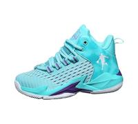 Enfant Chaussure de Basketball, Garçon Sneakers Baskets Enfant Filles Automne et Hiver Graffiti Mode Baskets Basket-Bal pour Chaussures de Sport pour Mixte Jeunes