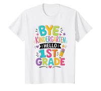 Enfant Chemise Bye Kindergarten Hello 1st Grade pour Enfants - Premier Jour T-Shirt