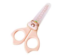 ENFANT CHOCS - CINE CAPYBARA SCISSORS | Cartoon Capybara Safety avec bout rond | Poches de sécurité à tête ronde pour , fournitures artisanales pour , motoneiges antidérapantes