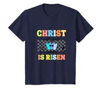 Enfant Christ est ressuscité pour Enfants, Mignon Lapin de Pâques rétro et Amusant T-Shirt