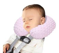 Enfant Coussin de Voyage Gonflable Oreiller de Voiture Type U pour Sommeil Confortable Oreiller de Soutien Nuque/Tête/Menton U-oreiller Ergonomique Coussin Cervical pour Voyage Avion Voiture Repose
