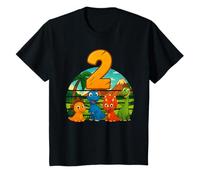Enfant Cute 2nd Birthday Little Dinosaur Present For Girls Boys T-Shirt