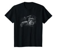 Enfant Cute Chimpanzee Monkey Primate Portrait Chimp T-Shirt