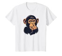 Enfant Cute Chimpanzee Monkey Primate Portrait Chimp T-Shirt