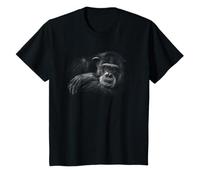 Enfant Cute Chimpanzee Monkey Primate Portrait Chimp T-Shirt