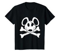 Enfant Danger Mouse Halloween Crâne et os Pirate Kids T-Shirt