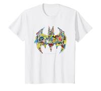 Enfant DC Comics Batgirl Collage Logo Camiseta T-Shirt