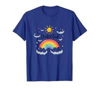Enfant de Dieu chrétien pour Enfants Arc-en-Ciel Soleil Nuages T-Shirt, Homme, Bleu Royal, 3XL