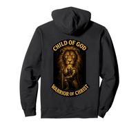 Enfant de Dieu Guerrier du Christ : Fidèle Jésus Sweat à Capuche