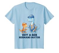Enfant Dinosaure de Baseball Funny Boy A Ser Hermano Mayor 2026 pour Tout-Petit T-Shirt