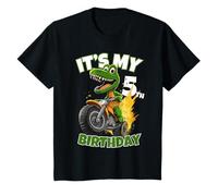 Enfant Dinosaure T-Rex It's My 5th Birthday Five Years Old T-Shirt