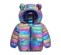 Enfant Doudoune à capuche Bébé Blouson Hiver Manteau Garçon Fille Poids Léger Veste Rembourrée Doudoune Enfant Blouson d'hiver pour Enfant