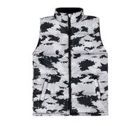 Enfant Doudoune sans Manche Manteau Hiver Chaud, Gilet éPais Chaude Et éPaisse Motif Camouflage Doudoune Garcon Fille pour Automne Et Hiver 5-14 Ans