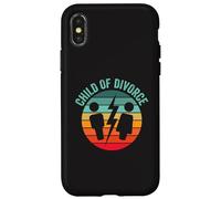 Enfant du Divorce Séparation des Enfants Parents divorcés Sarcastique Coque pour iPhone X/XS