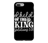 Enfant du Roi Galates 3:26 Design Couronne Royale Coque pour iPhone 7 Plus/8 Plus