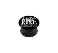 Enfant du Roi Galates 3:26 Design Couronne Royale PopSockets PopGrip Adhésif
