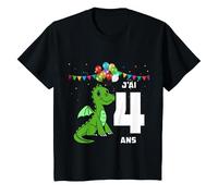 Enfant Enfant Fan de Dinosaures - Surprise Pour Enfant Garçon 4 ans T-Shirt