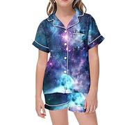 Enfant Ensemble de Pyjama Pyjamas Filles Enfants Simple Doux Surpyjama Costume Vêtement Nuit en Bas Ge Deux PièCes Coffret d'hiver pour et GarçOns