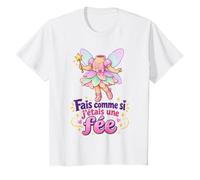Enfant Fais comme si J'étais Une Fée Cadeau Fille Enfant Carnaval T-Shirt