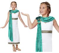 Enfant Fille de Luxe Romain Toge Costume Déguisement Enfant Grec Costume Smiffys