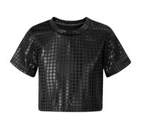 Enfant Fille Garçon blanc gris Pantalon Evasé Danse Latine Tango Paillettes Brillant Pantalon Danse Rue Jazz Hip-hop Pantalon à Pattes D'éléphant Partie Performance Blanc cassé vin rouge 110 140 4 ans