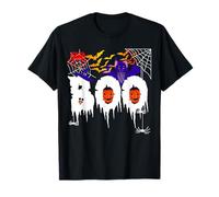 Enfant Fille Homme Femme Mignon Araignée Chauve-Souris Sorcière Fantôme Dire Boo T-Shirt