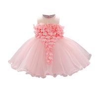 Enfant Fille Robe de Soirée Sequins Bowknots Tulle sans Manches Anniversaire Noeud Papillon Robe pour La Fête Robes Formelle Fête D'anniversaire Mariage Demoiselle D'honneur Fille Âge pour 6-24 mois