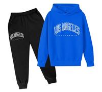 Enfant Fille Survêtement Ensemble Encapuchonné Crop Top Bottom Sweat Capuche et Legging Sport Costume Street Dance Outfit Jogging Fitness Yoga Streetwear Vêtement d'automne Printemps