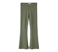 NAME IT Fille Nkffrikkali Bootcut Noos Pantalon en Tissu, Vert, 10 Ans EU