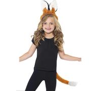 Enfant Fox Serre-Tête & Queue Set Enfants Fauve Animal Accessoire Déguisement
