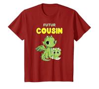 Enfant Futur Cousin Dinosaure Annonce Grossesse Je Vais Etre Cousin T-Shirt