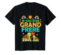 Enfant Futur Grand Frère 2026 Tortue Annonce Grossesse 2ème Bébé T-Shirt
