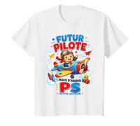 Enfant Futur Pilote d'abord Petite Section PS Retour à l’École T-Shirt