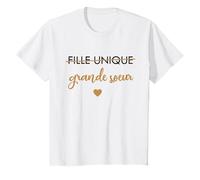 Enfant Future Grande Sœur 2026 Fille Unique Grande Sœur T-Shirt