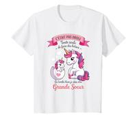 Enfant Future Grande Sœur Tee Shirt Licorne Annonce Grossesse T-Shirt