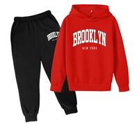 Enfant Garçon Ensemble Sport - Jogging Survêtement Ensemble Ensemble à Capuche et Pantalon Ensemble Sweatshirt et Joggers Ensemble Survêtement Ensemble Sweat et Jogging pour garçons et Filles