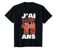 Enfant Garçons Basket-Ball Basket J'ai Maintenant 11 Ans T-Shirt