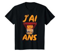 Enfant Garçons Basket-Ball Basket J'ai Maintenant 5 Ans T-Shirt