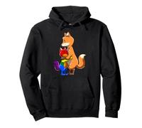 Enfant Gay Et LGBTQ Fox Mama Rainbow Pride Love Sweat à Capuche