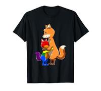 Enfant Gay Et LGBTQ Fox Mama Rainbow Pride Love T-Shirt
