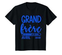 Enfant Grand Frère Avril 2026 Cadeau Garçon Annonce Grossesse T-Shirt