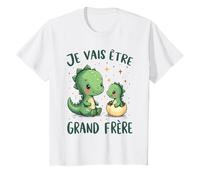 Enfant Grand Frere & Futur Grand Frère, Dinosaure T-Shirt