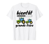 Enfant grand frère tracteur agriculteur bientôt grand frère T-Shirt