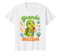 Enfant Grande Section Garçon Dinosaure Rentrée École Maternelle T-Shirt