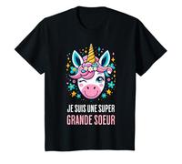Enfant Grande Soeur Cadeau Naissance Petit Frère Petite sœur 2024 T-Shirt