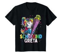 Enfant Greta Cornet d'écolier Licorne pour Fille T-Shirt