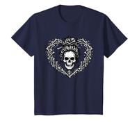 Enfant Halloween Love Heart of Bones Squelette Enfants T-Shirt