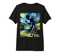 Enfant hanté, Paranormal, Van Gogh Nuit étoilée, Halloween T-Shirt Haut de Gamme