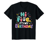 Enfant Hi Five It's my Birthday Fête d'anniversaire 5 ans T-Shirt